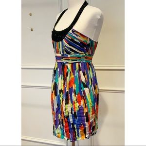 NWT Shoshanna Beaded Halter Dress Sz. 4